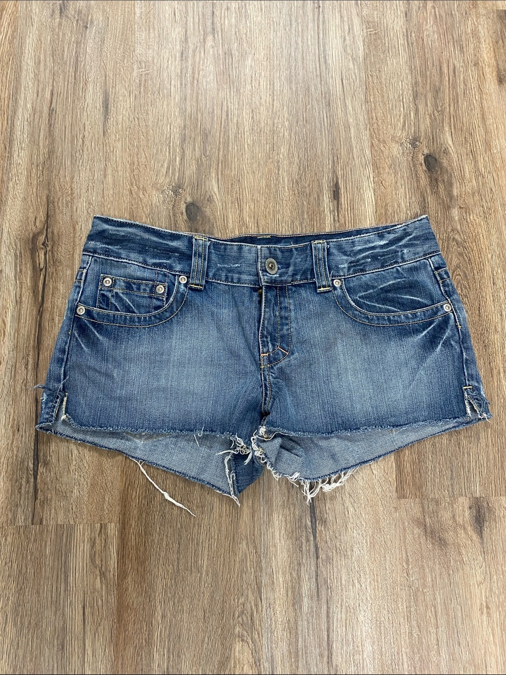 American Eagle Denim Cut Off Jean Shorts Size 6